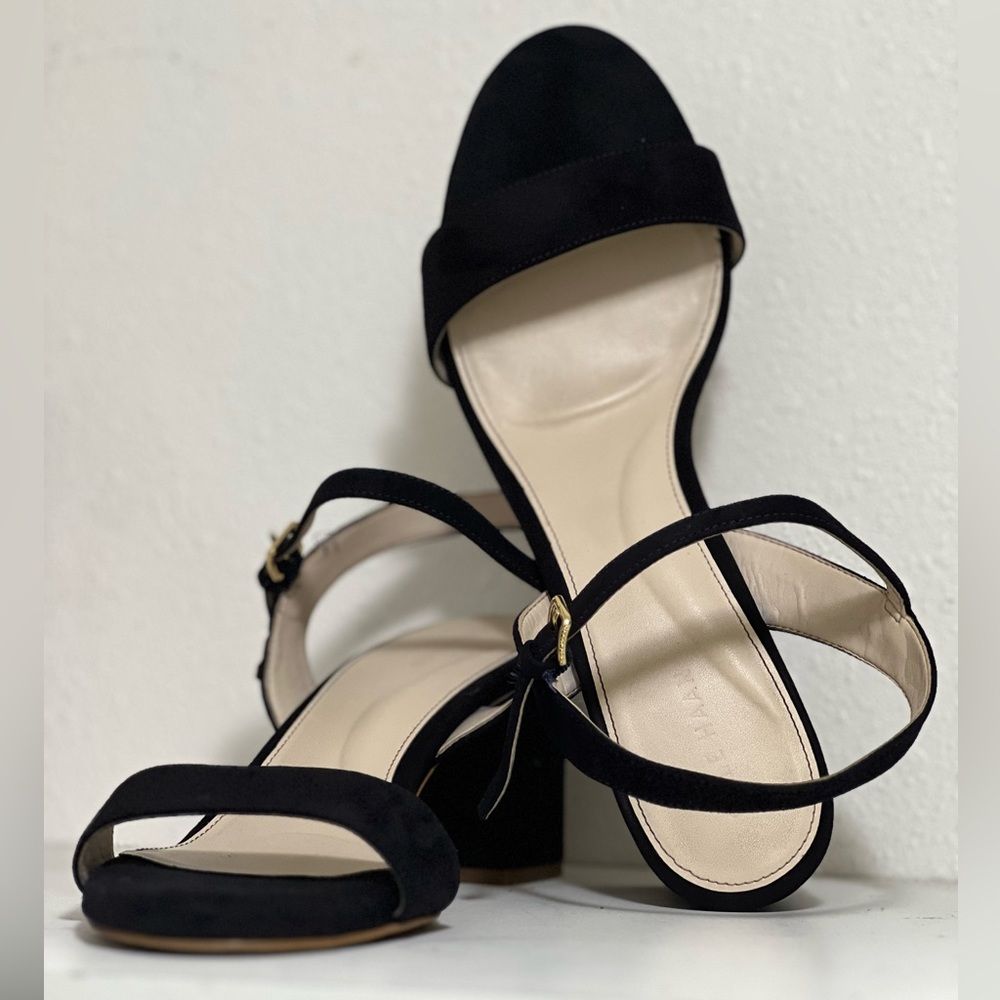 Cole Hann Navy Blue Suede Heels Women’s 9